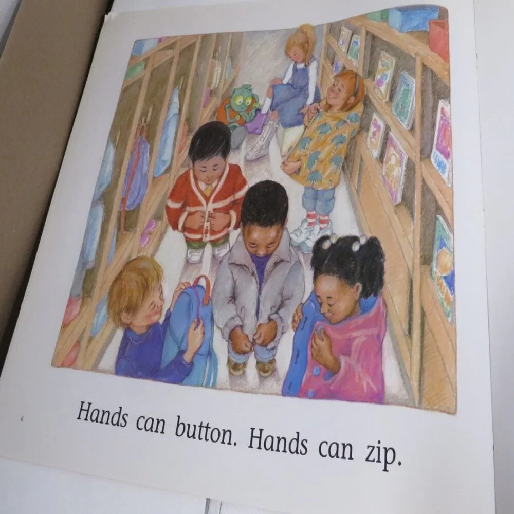 Hands, Hands, Hands BIG BOOK (almost 2 feet tall) by Marcia Vaughan Classroom